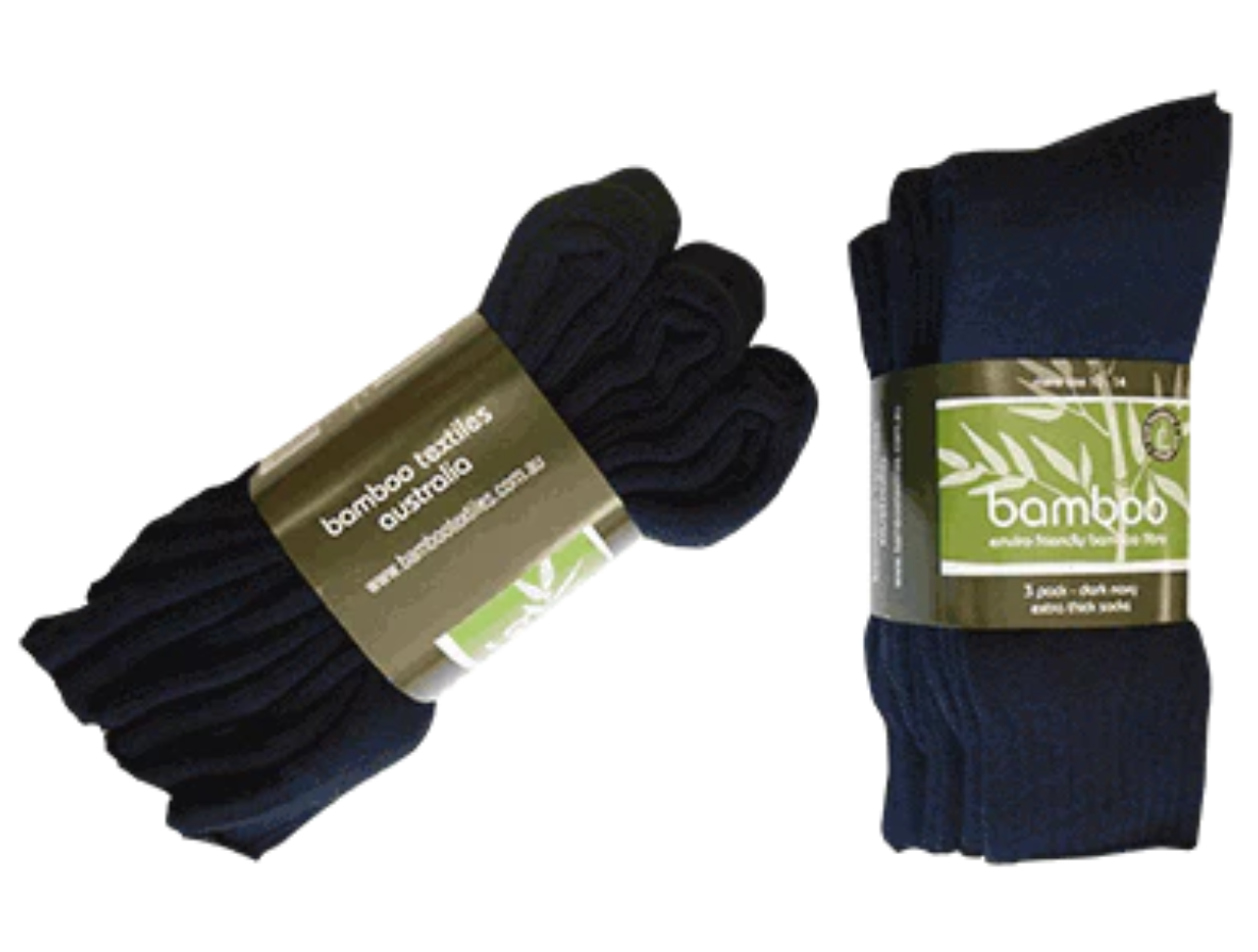 Bamboo Textiles Extra Thick Bamboo Socks (3 Pack)