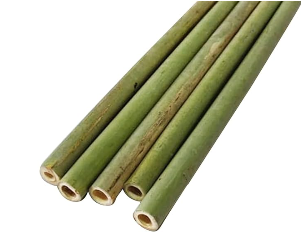 Natural Hand Made Green Bamboo Therapy Sticks (Lenght 56 CM, Pack of 6 Pieces)