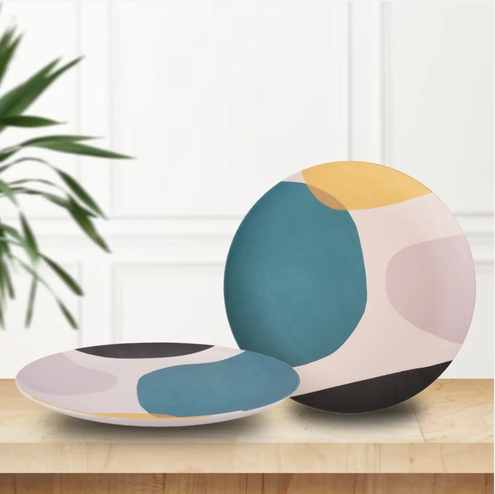 Modern Art Jumbo Cake/Pizza Plate